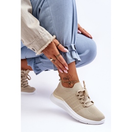 PG1 Klassiset naisten urheilukengät beige Nickilla 2