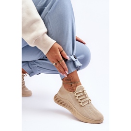 PG1 Naisten tekstiililenkkarit Beige Venett 1