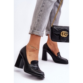 PS1 Muodikkaat pumput kantapäässä musta Florence 1