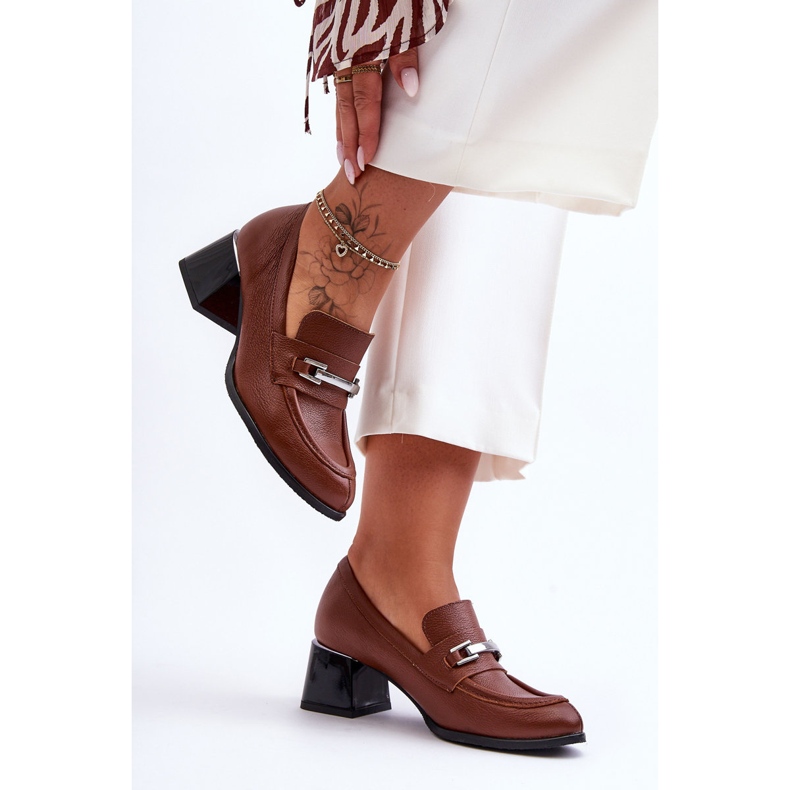 Lemar Mukavat Damira Brown -nahkapumput ruskea 1