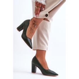 Klassiset korkokengät tummanvihreät Odessa 1