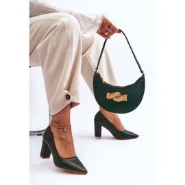 Klassiset korkokengät tummanvihreät Odessa 2