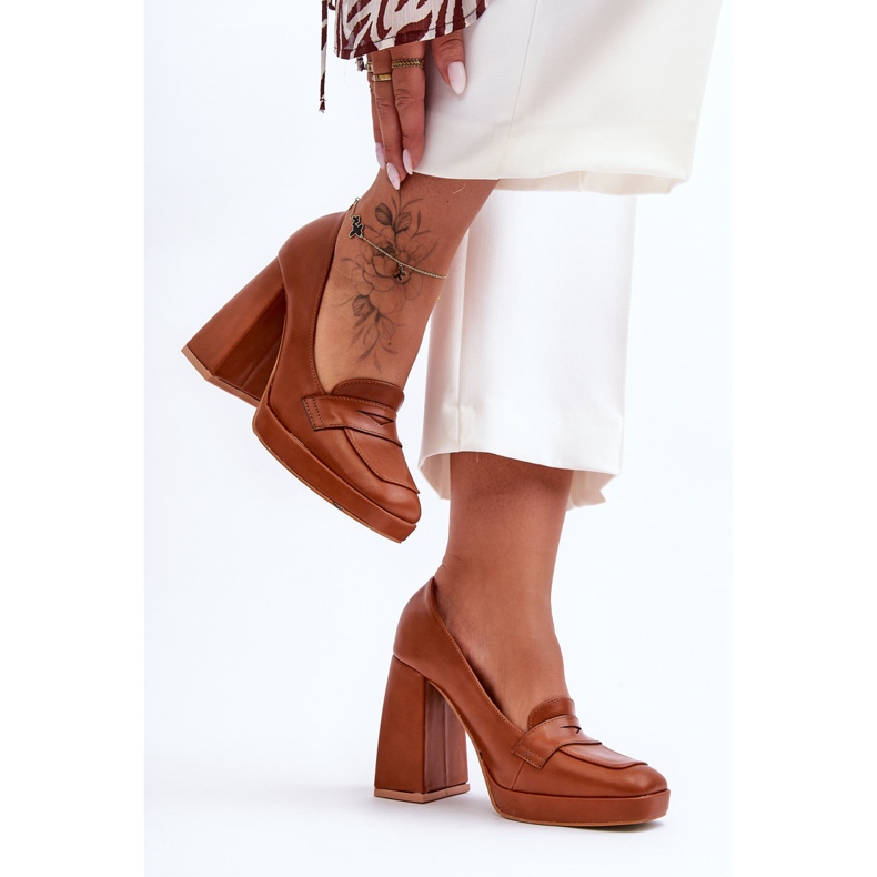 Camel Alisa korkokenkiä ruskea 1