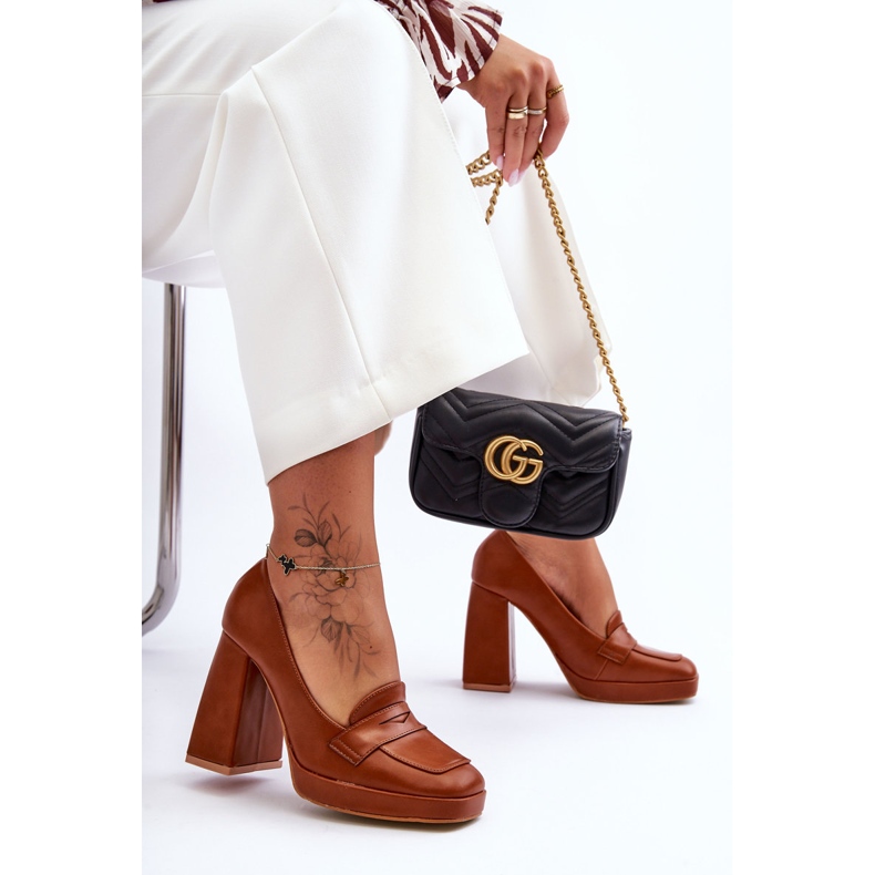 Camel Alisa korkokenkiä ruskea 2