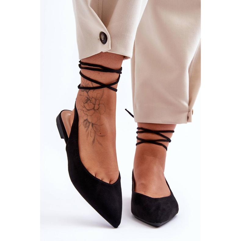 PG1 Naisten mokkanahkanauhat, mustat Lilly Ann 2