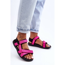 Naisten urheilusandaalit 4F 4FSS23FSANF014-55S Fuksia vaaleanpunainen 1