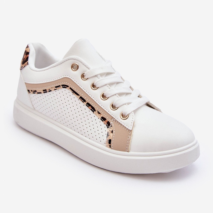 PG1 Klassiset naisten urheilukengät Valkoinen ja beige Amaranti 1