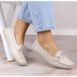 Naisten nahkahousut Filippo DP4547 Beige 2