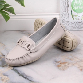 Naisten nahkahousut Filippo DP4547 Beige 4