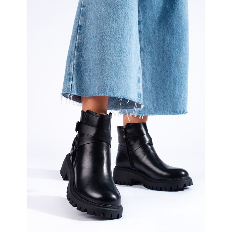 Mustat Shelovet naisten saappaat 1