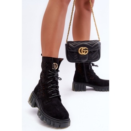 Openwork Boots Workers Black Ihannetapauksessa musta 2