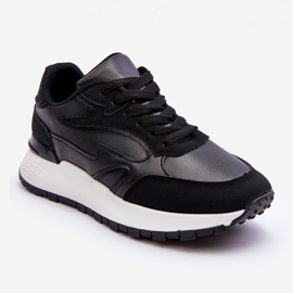 PG1 Naisten alustan urheilukengät mustavalkoinen Henley 1