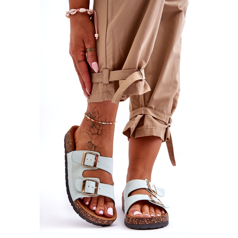 MSMG Naisten Slip-On sandaalit Cortina Mint vihreä 4