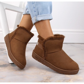 Naisten lumisaappaat mukluki ruskea Big Star KK274620 1