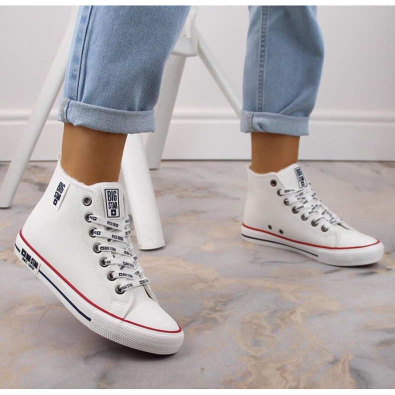 Big Star W INT1898A eristetyt tennarit valkoiset valkoinen 2