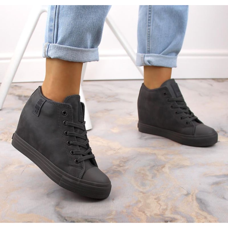 Big Star W INT1899C eristetyt kiilalenkkarit harmaat 2