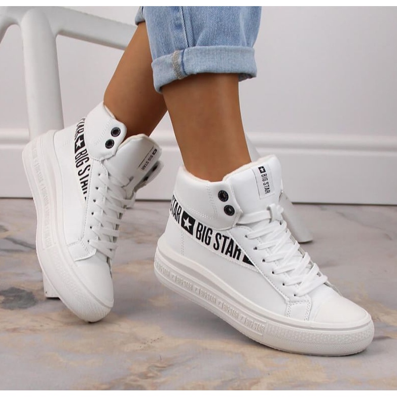 Urheilukengät eristetty Big Star W INT1901A valkoinen 1