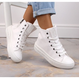 Eristetyt nauhalliset lenkkarit Big Star W INT1902A valkoinen 1