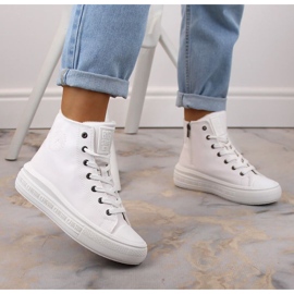 Eristetyt nauhalliset lenkkarit Big Star W INT1902A valkoinen 2