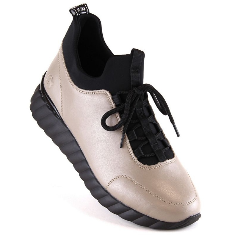 Rieker Remonte W RKR611A beige nahkakengät 1