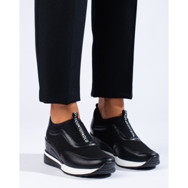 VINCEZA avoimet lenkkarit musta 1