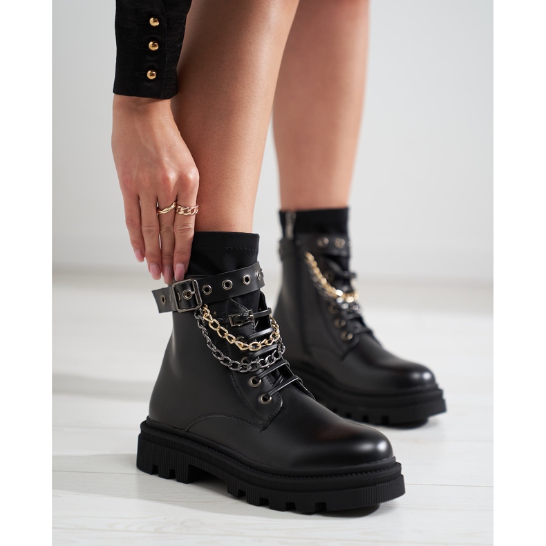 Naisten työntekijät Shelovet-ketjuilla musta 1