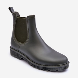 PG3 Naisten Matte Slip-on Galoshes Tummanvihreä Helinca 1
