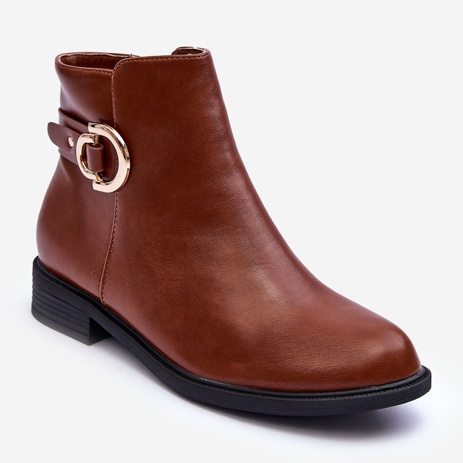 FD1 Litteät saappaat Ruskeat Meronei 1