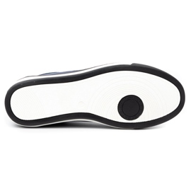 Polbut Miesten vapaa-ajan nahkakengät 2121/2 laivastonsininen 1