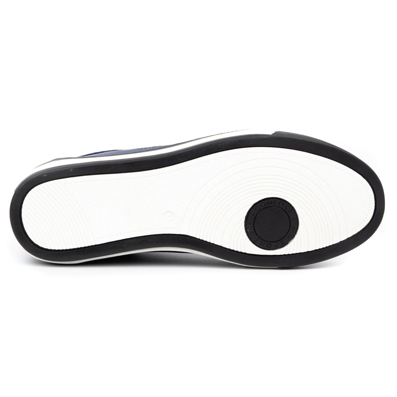 Polbut Miesten vapaa-ajan nahkakengät 2121/2 laivastonsininen 1