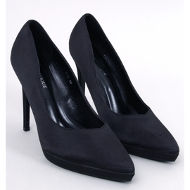 Inness Black stiletto pumput musta 1