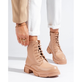 Naisten beige nauhakassi 1