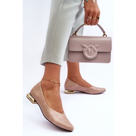 PD1 Nahkakorkokengät Beige Vaani 1