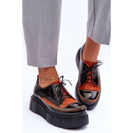 Naisten nahkakengät Maciejka 50740-18 musta 1