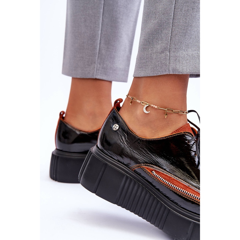 Naisten nahkakengät Maciejka 50740-18 musta 2