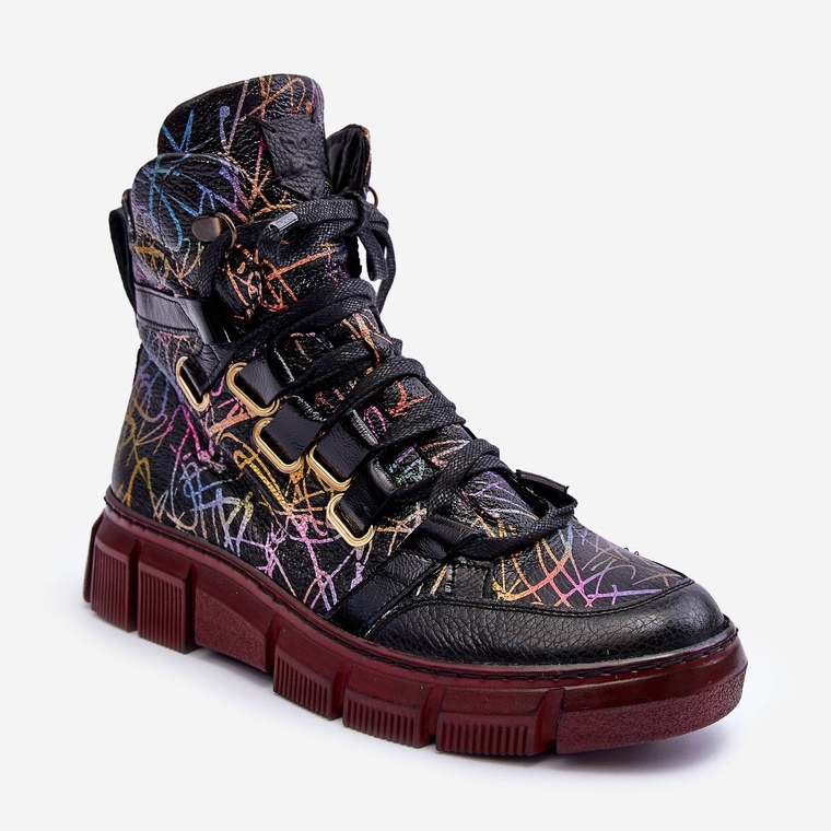 Nahkasaappaat Maciejka 06158-01 Musta 1