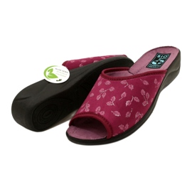 Burgundinväriset samettitossut Adanex 28271 Aloe Vera punainen 4