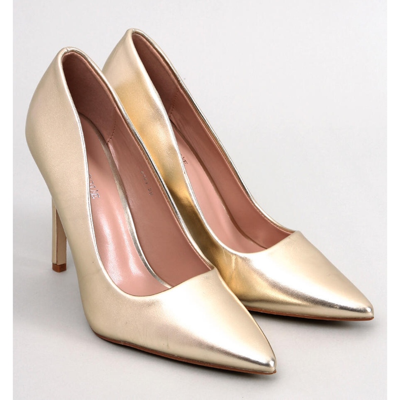 Carra Gold stiletto-pumput kultainen 1