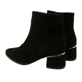 Evento Mokkasaappaat hopeakoristeella, musta 23BT35-6420 4