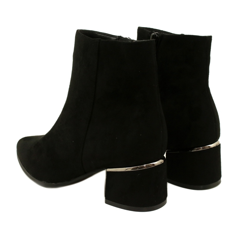 Evento Mokkasaappaat hopeakoristeella, musta 23BT35-6420 3