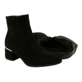 Evento Mokkasaappaat hopeakoristeella, musta 23BT35-6420 5