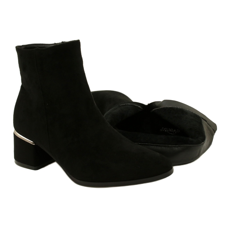 Evento Mokkasaappaat hopeakoristeella, musta 23BT35-6420 5