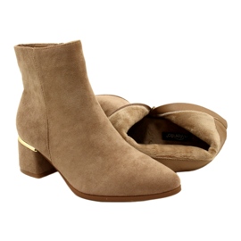 Evento Mokkasaappaat kultakoristeella, beige 23BT35-6420 4