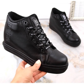 Naisten mustat Wedge-lenkkarit Big Star EE274127 2