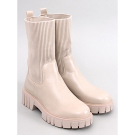 Saappaiden sukkapäällinen Farrell Beige 1