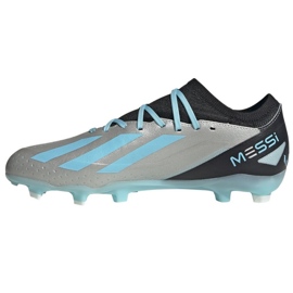 Adidas X Crazyfast Messi.3 Fg M IE4078 jalkapallokengät hopea harmaan sävyjä 1