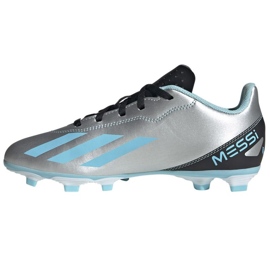 Adidas X Crazyfast Messi.4 FxG Jr IE4071 jalkapallokengät harmaa harmaan sävyjä 1