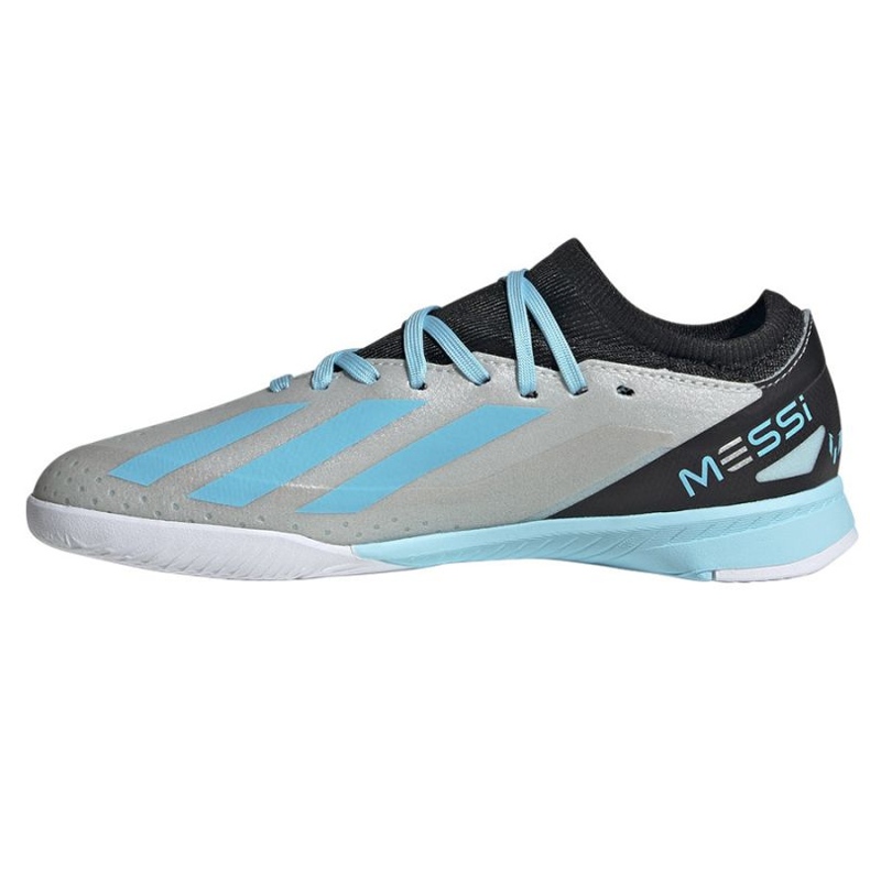 Adidas X Crazyfast Messi.3 In Jr IE4075 jalkapallokengät hopea 1