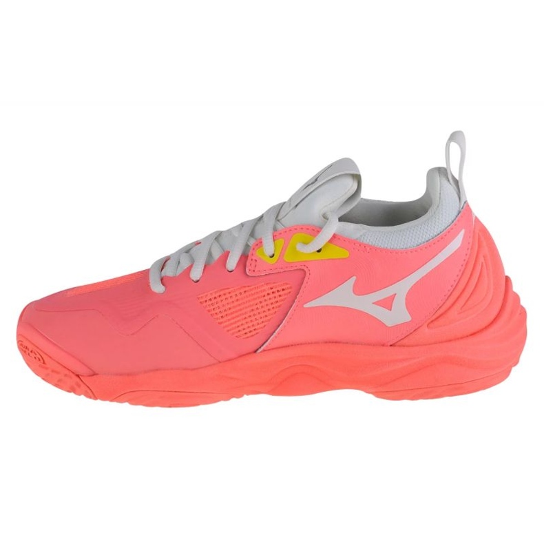 Lentopallokengät Mizuno Wave Momentum 3 W V1GC231206 punainen harmaan sävyjä 1