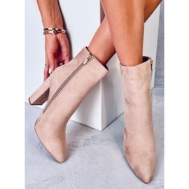 Rivers Khaki Heel Boots beige 1